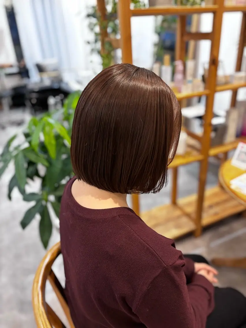 ショート カラー ブラウンカラー 由良 龍也のヘアスタイル