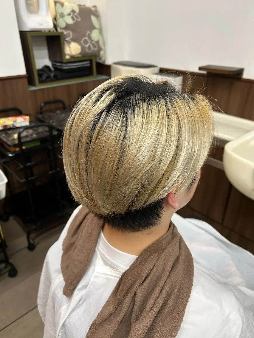 シェービング+グルーミングヘッドスパ+ブローセットの写真
