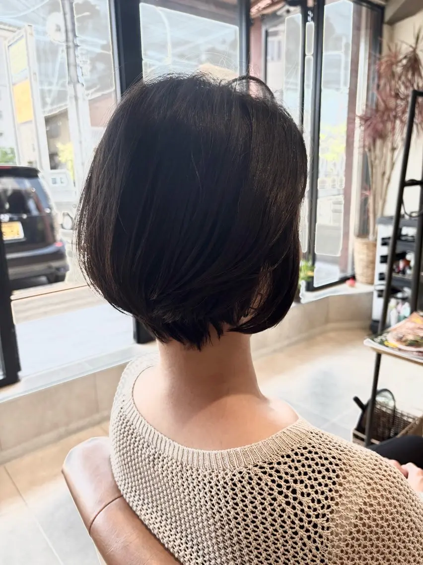 ショート スギモト リョウのヘアスタイル