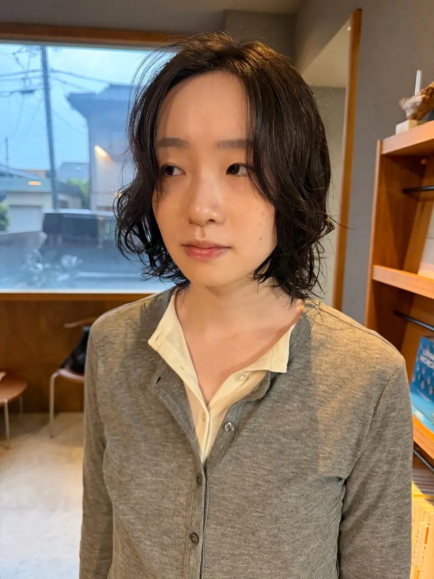 ショート パーマ レイヤーカット 似合わせカット カット パーマ cocoro /レイヤーカットのヘアスタイル