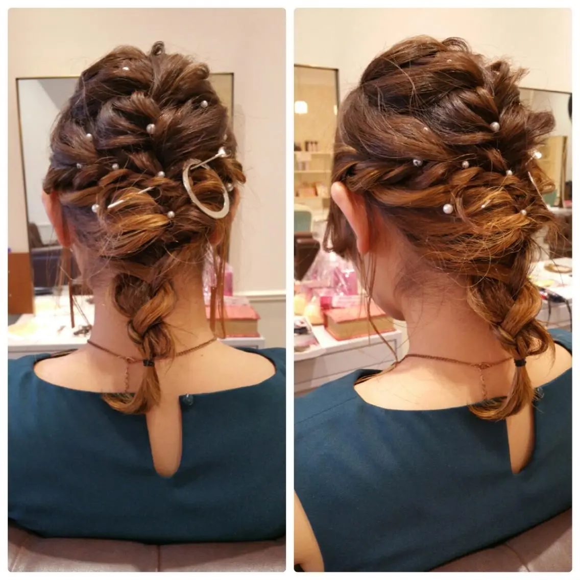 セミロング ヘアアレンジ 坂元 智信のヘアスタイル