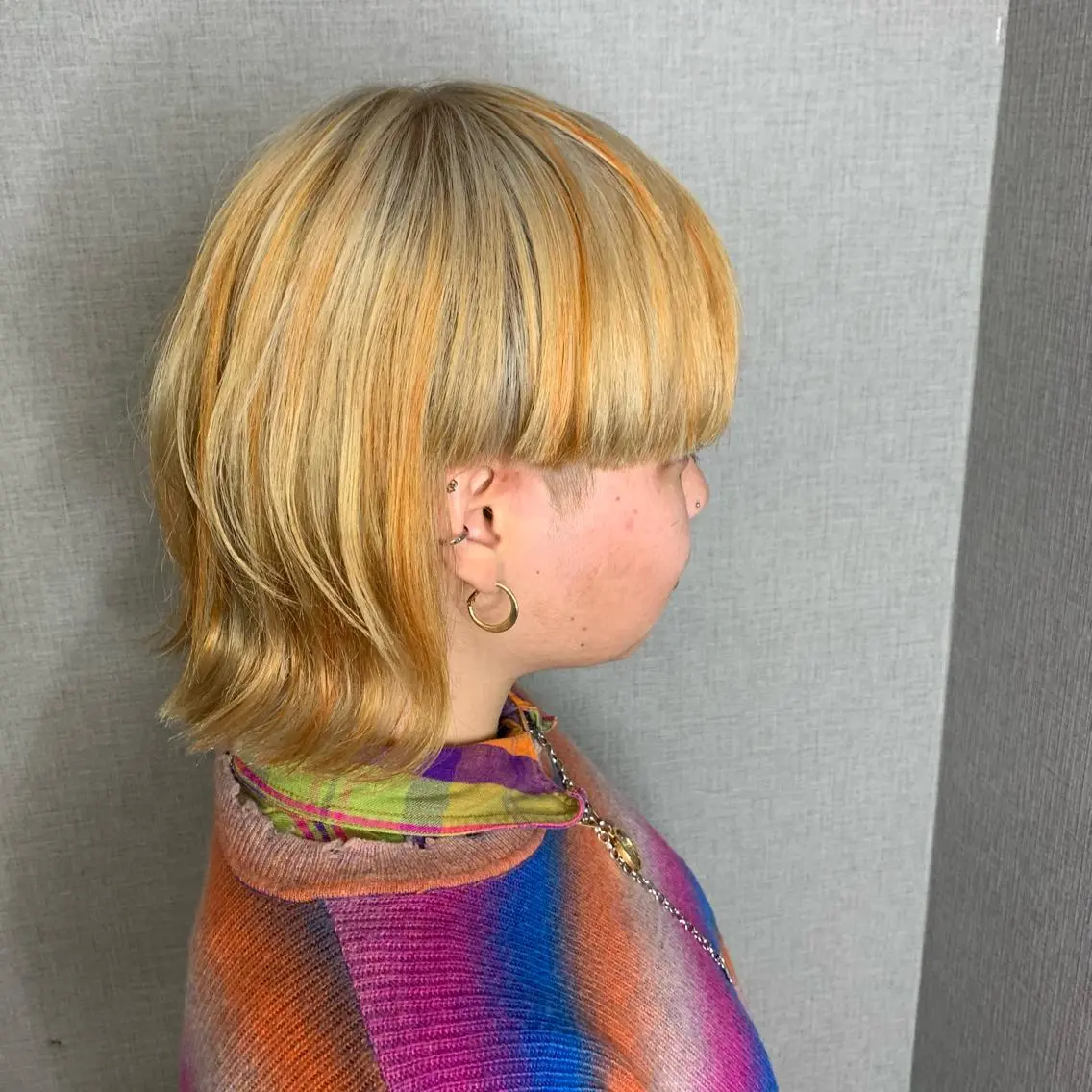ショート ハイライト S.SWEET 河原町店のヘアスタイル