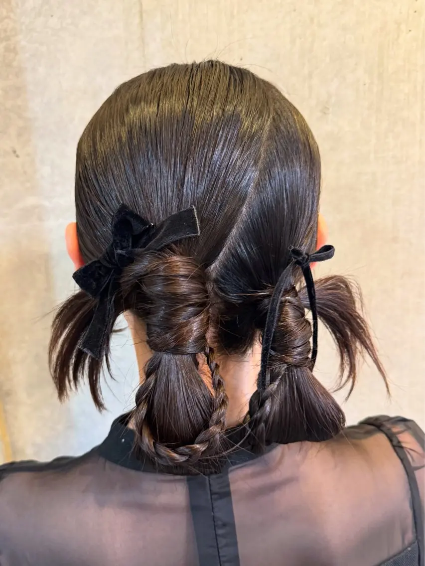 ヘアアレンジ ヘアセット 6/29まで 💐🤍理保のヘアスタイル