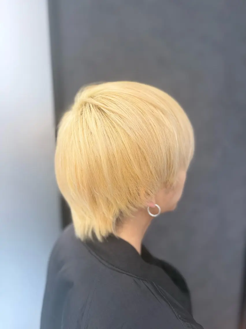 カラー メンズ 抜きっぱなしブロンド ヘアカラー 渋谷ブリーチカラー/ デザインカラー/優希のヘアスタイル