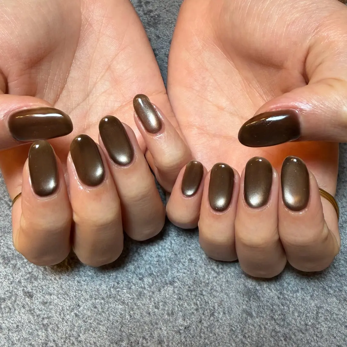 ネイル マグネットネイル 自由が丘サロン あやめ💅のネイルデザイン
