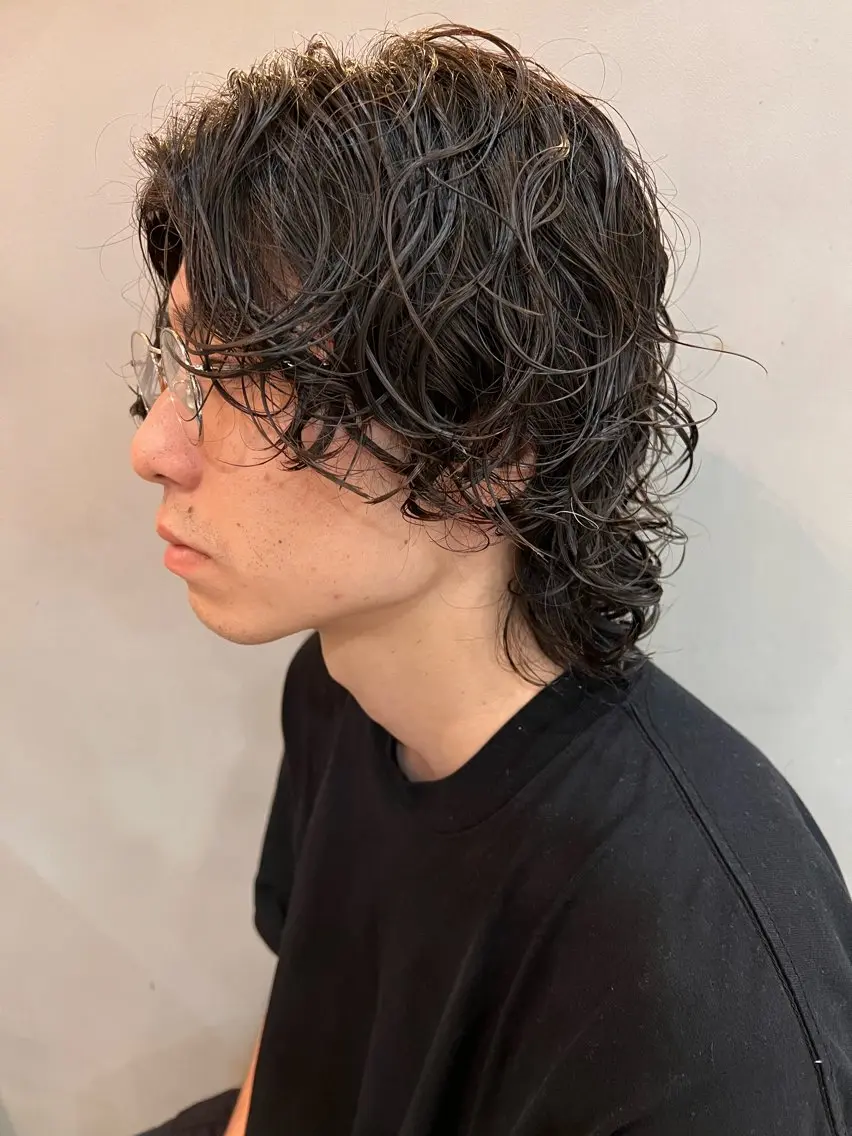 パーマ 透明感・艶感 小坂隼斗のヘアスタイル