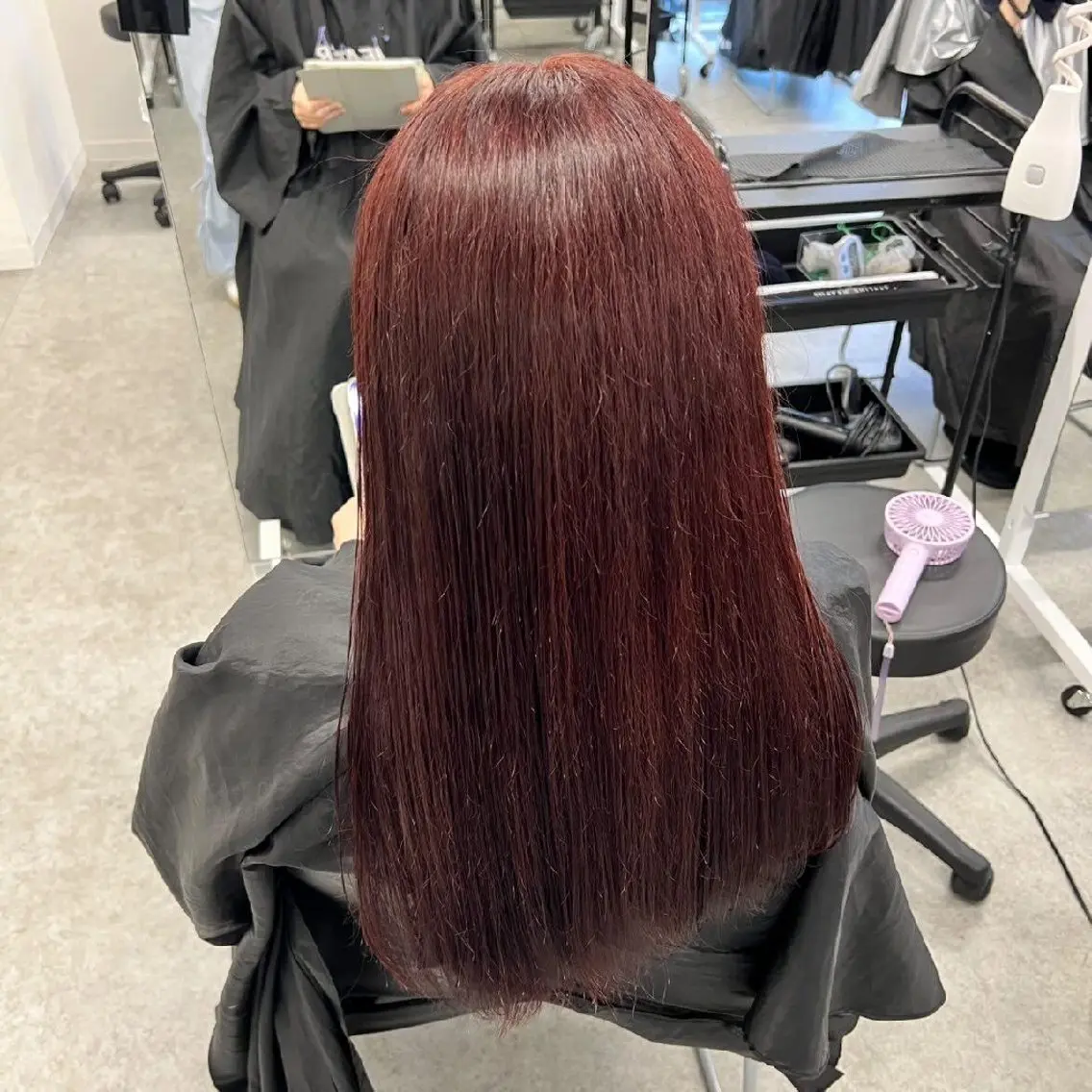 カラー ブリーチ ケアブリーチ 髪質改善 縮毛矯正 🍒renka🍒 ボブ/ショート/暖色のヘアスタイル