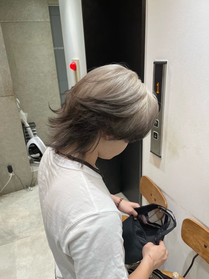 ショート カラー メンズ メンズブリーチ ブリーチ ケアブリーチ ダブルカラー 髪質改善✖️レイヤー こうたろうのヘアスタイル