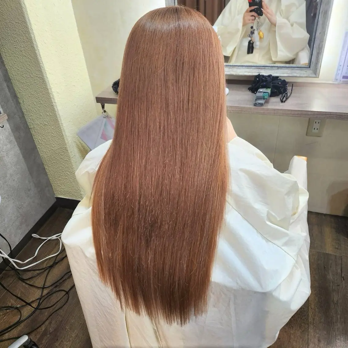 ロング ヘアアレンジ シールエクステ エクステ カット ヘアカラー エクステ MagicMush ✴︎シールエクステのヘアスタイル
