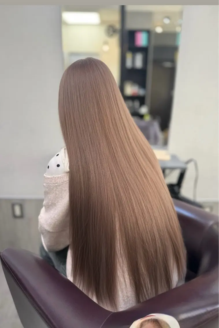 ロング カラー ヘアカラー トリートメント 天神大名/ブリーチ 鶴岡和幸/ハイトーンのヘアスタイル