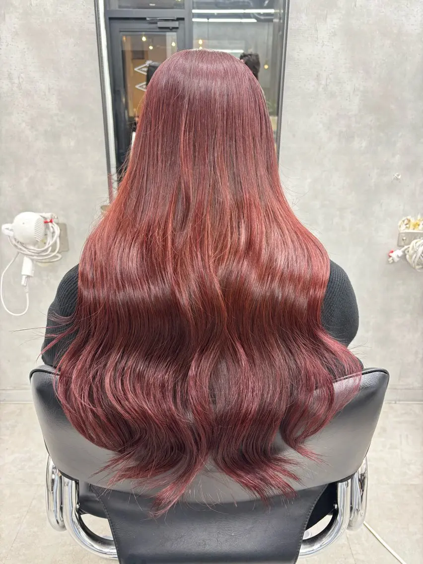 ロング カラー 髪質改善 縮毛矯正 トリートメント すぐ巻ける縮毛矯正 🍀勝倉　麗のヘアスタイル