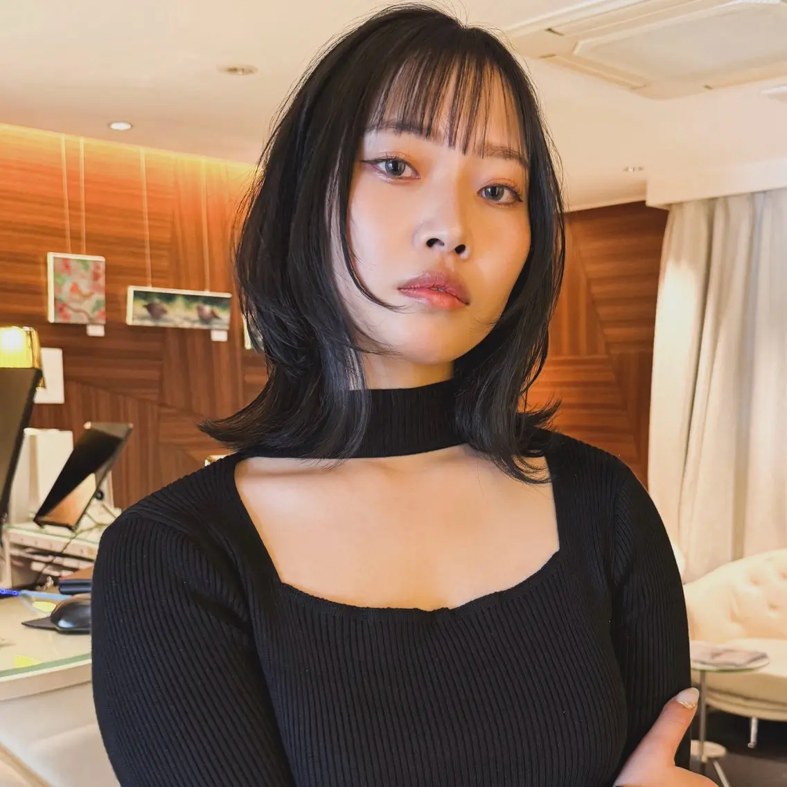 10​〜​20代のモデル募集✨ボブレイヤーカット✨アゴ下～肩上✨予約時にご自身の写真をお送り下さい✨SNS用撮影OKの方限定の写真