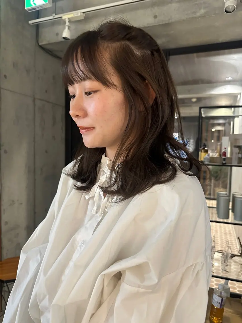 【 🍐6月限定🍐 透明感カラー(ブリーチなしの明るめカラー)+Aujua 2step treatment 】の写真