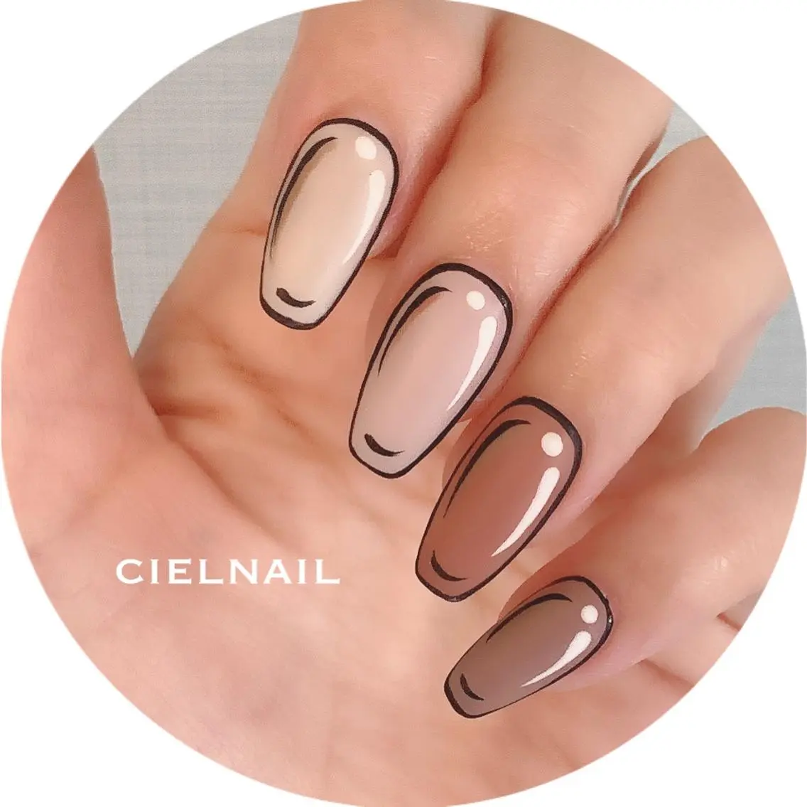 ロング cielnail 祇園のネイルデザイン