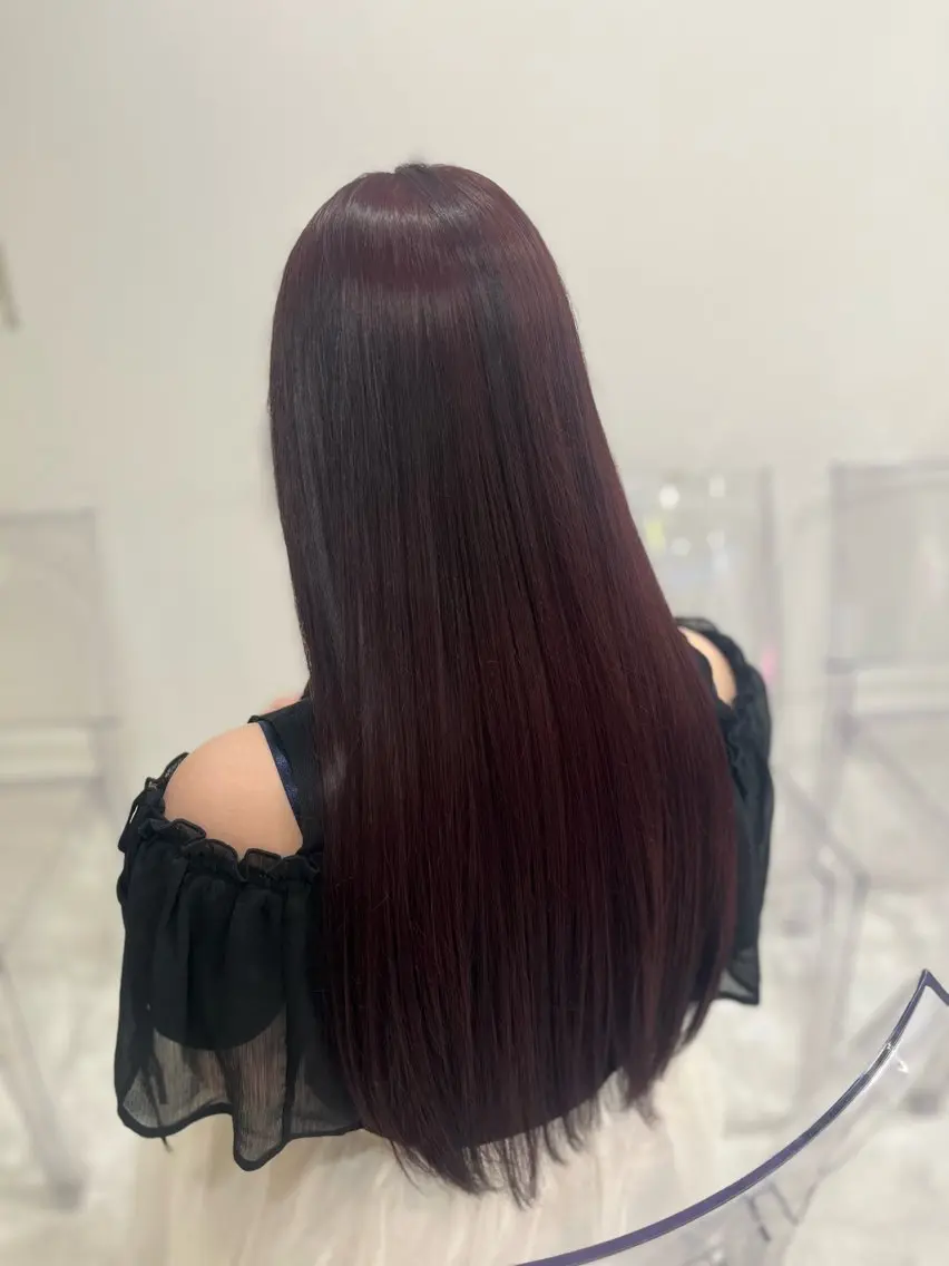 ロング カラー ガーリー♡女の子っぽ ヘア♡ピンクカラー♡のヘアスタイル