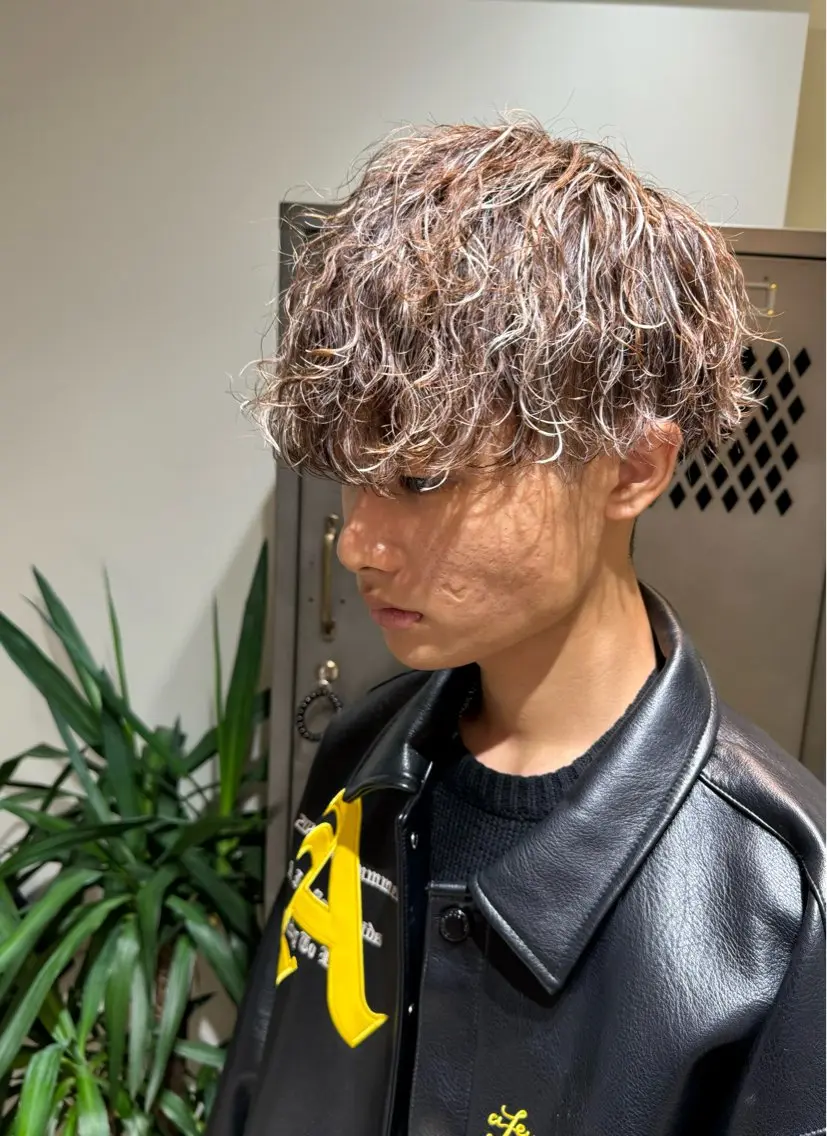 ✨カット+パーマ+メッシュの写真
