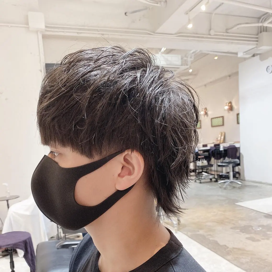 ショート ウルフカット カット ヘアカラー バレイヤージュ職人 🔥代表YU-SHIのヘアスタイル