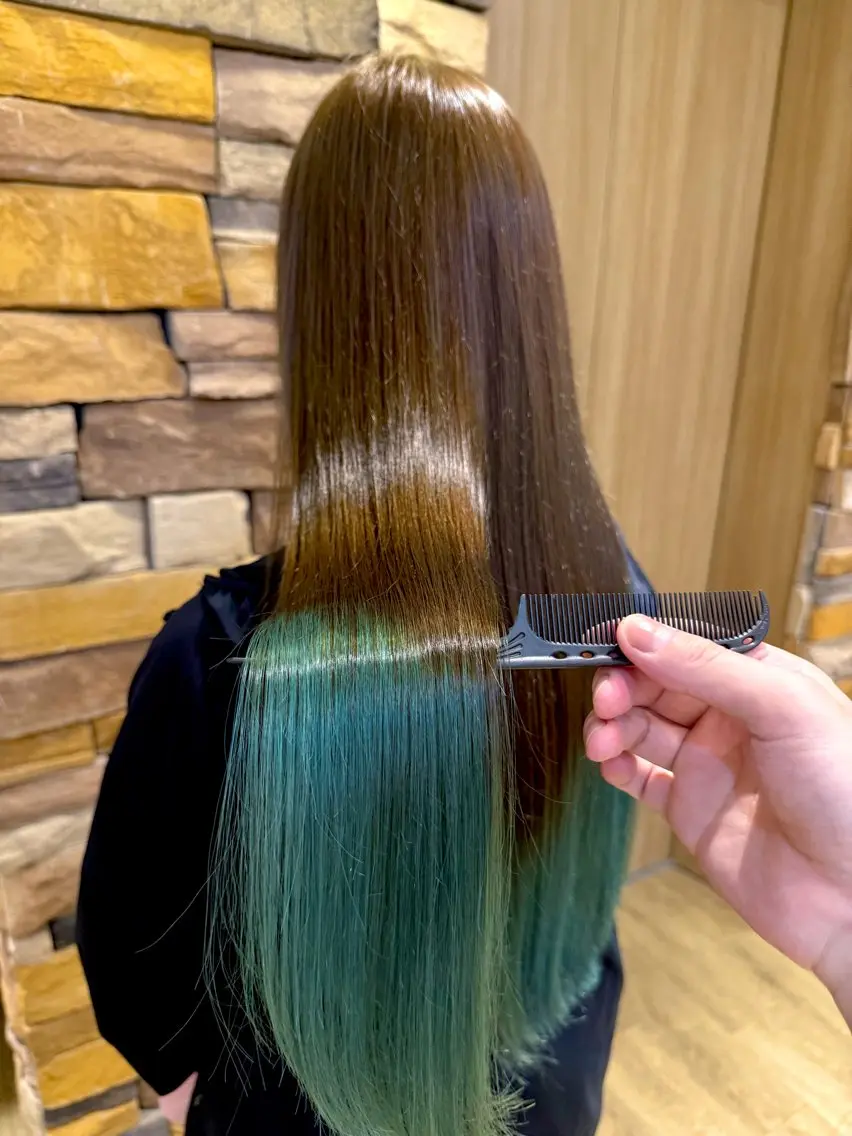 ロング カラー ブリーチ ケアブリーチ ダブルカラー ヘアカラー 🉐学生&U24🉐 ミニモ限定🤩千田のヘアスタイル