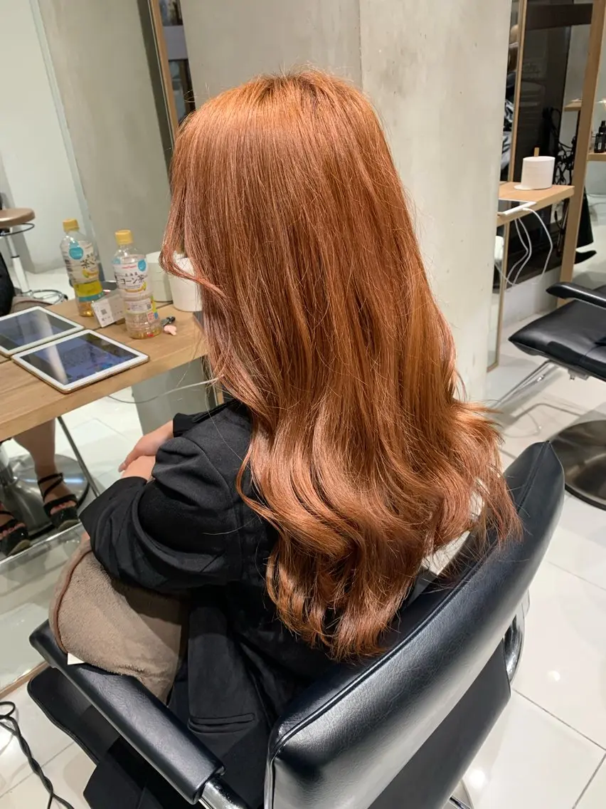 ロング カラー ヘアアレンジ ブリーチ ダブルカラー ブリーチなしカラー stylist ◎RUKI.のヘアスタイル