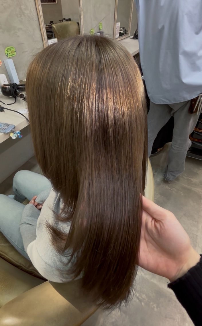 【透け感ハイトーンには🧚‍♀️✨】ブリーチ·リタッチカラー🎵💞の写真