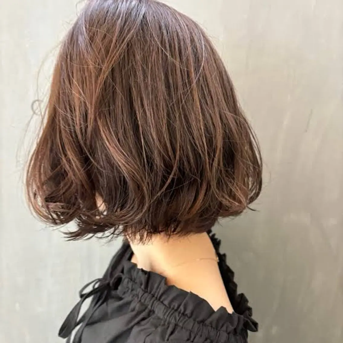 ミディアム カラー パーマ LOOP 佐藤のヘアスタイル