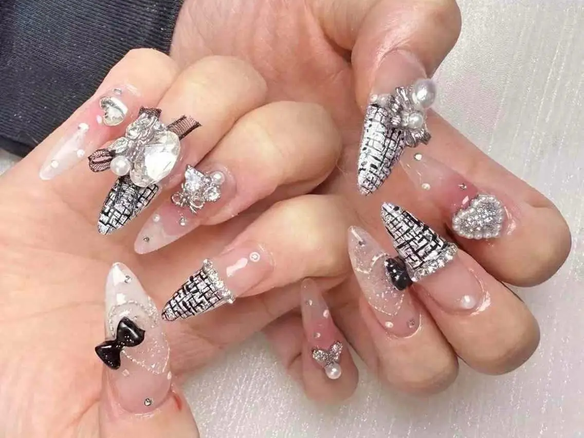 ネイル アートネイル フットネイル ジェルネイル ハート マグネットネイル Babarla nailのネイルデザイン