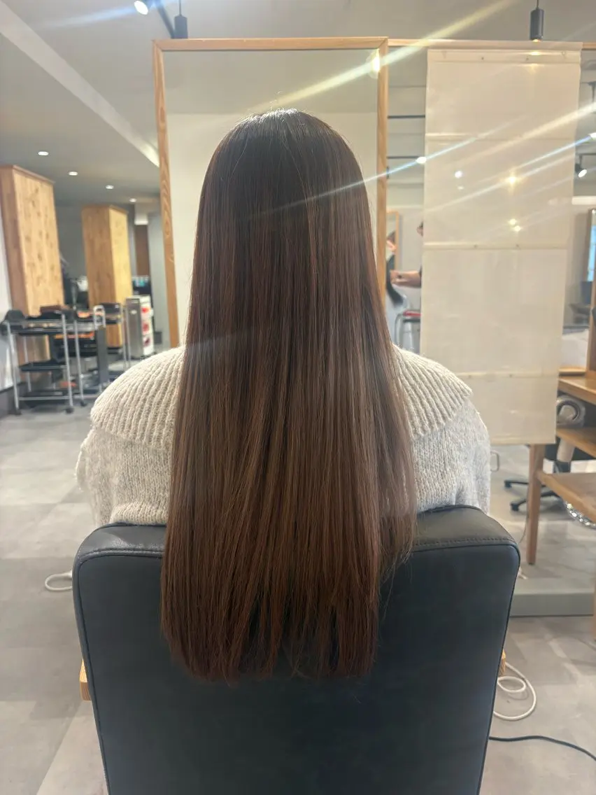 ロング ロングレイヤー レイヤーカット ロング 岬 怜奈のヘアスタイル