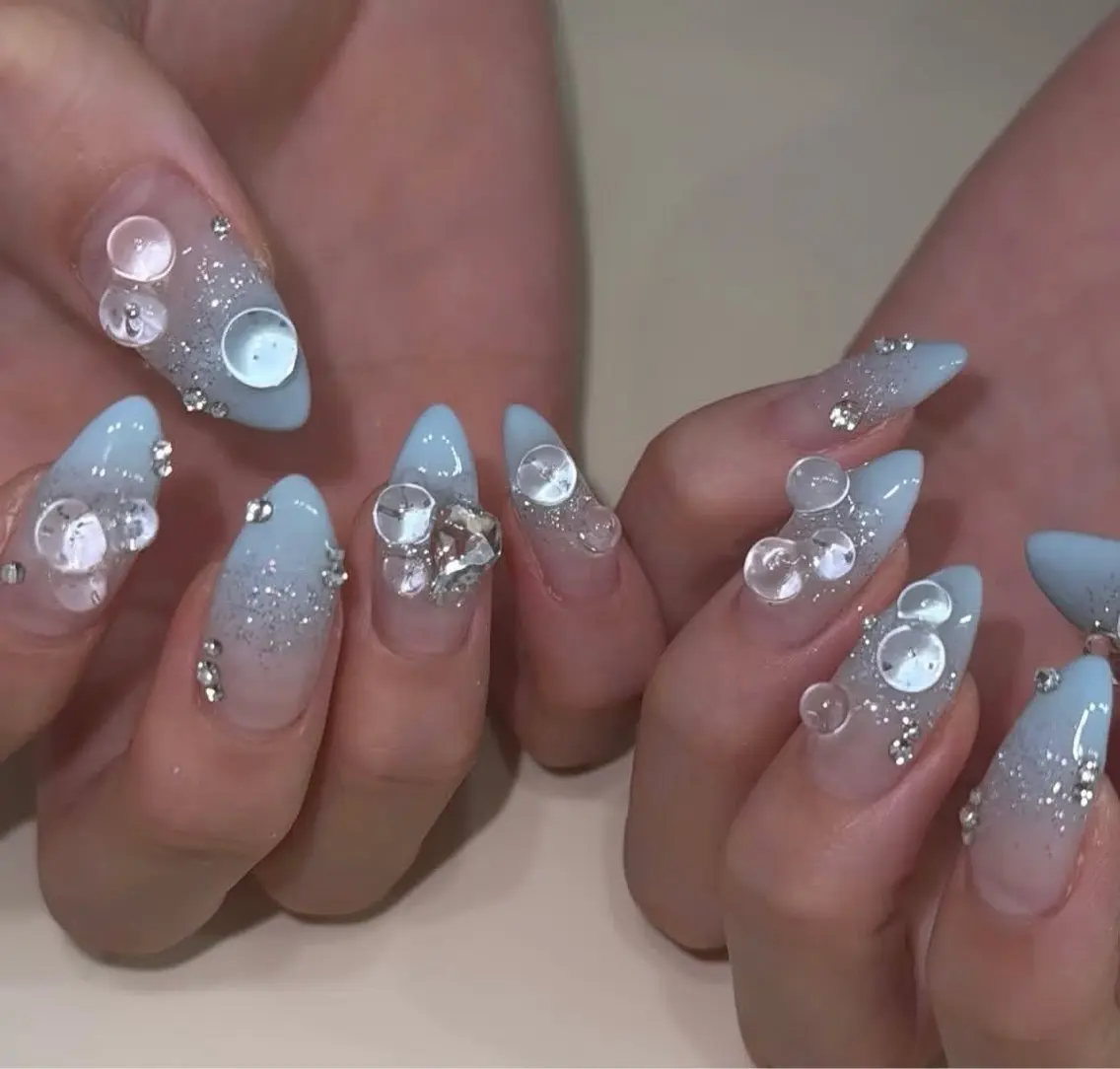 ネイル アートネイル フレンチネイル マグネットネイル ミラーネイル オフィスネイル ハンドネイル Blossom nail_研修のネイルデザイン