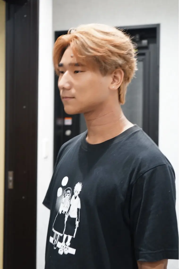 ミディアム カラー メンズ men’s hair / 隼翔のヘアスタイル
