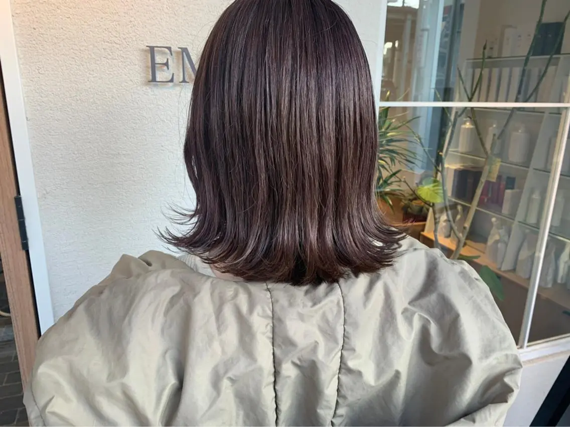 ミディアム カラー いまじゅく あおいのヘアスタイル
