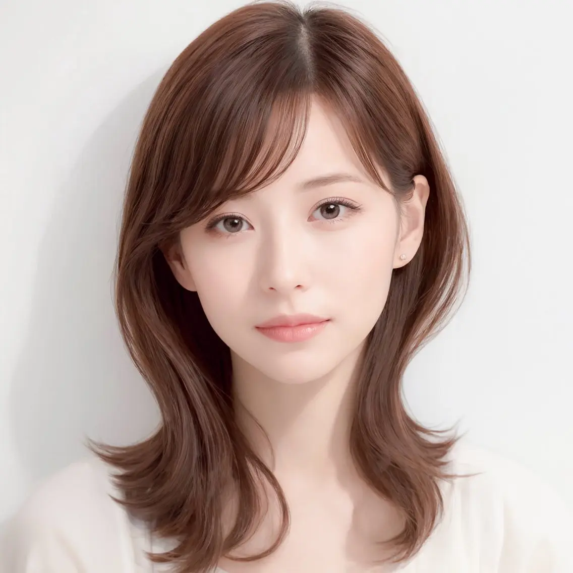 ミディアム 小顔カット カット ヘアカラー トリートメント ✨美髪専門サロン✨ seasonsのヘアスタイル