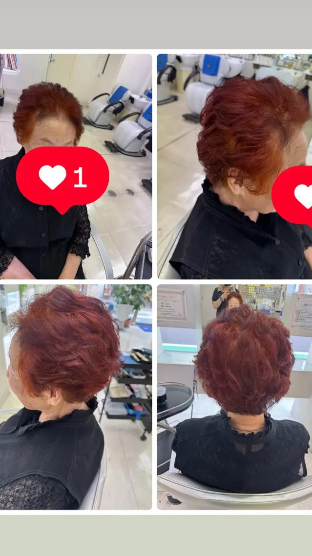 ショート タカハシ リナのヘアスタイル
