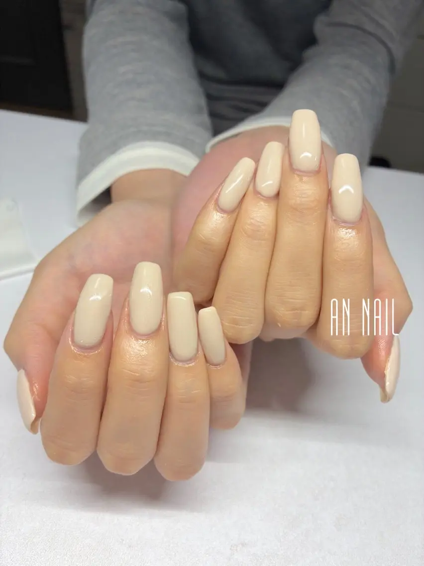 ネイル ワンカラーネイル ハンドネイル AN Nailのネイルデザイン