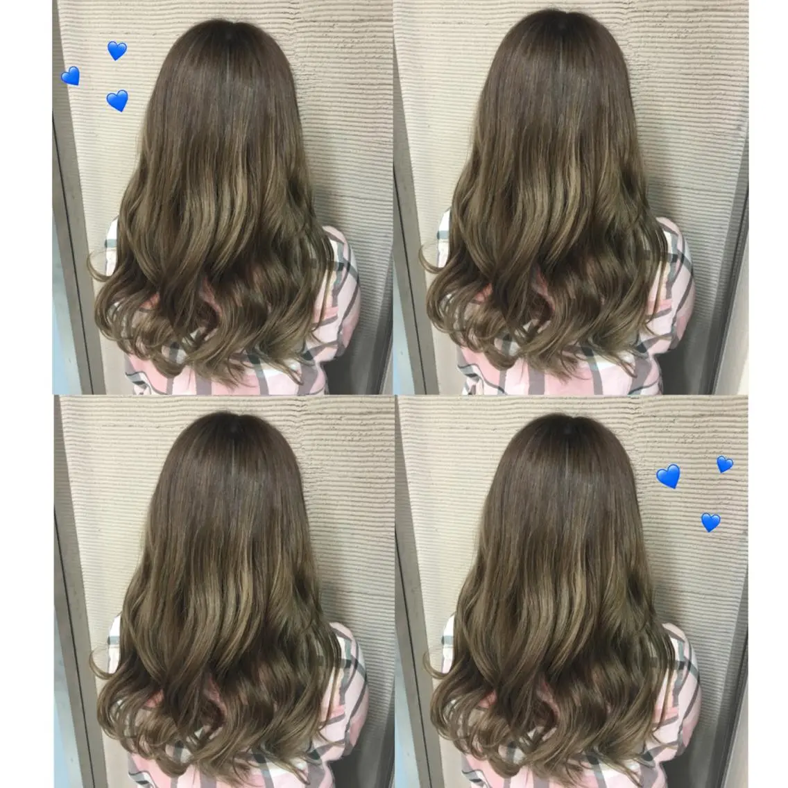 ロング カラー アディクシーカラー グレージュ 韓国ヘア得意❤︎森澤 悠佳のヘアスタイル