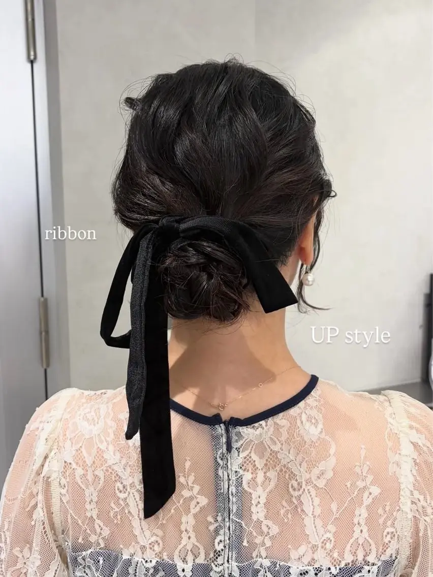 ヘアアレンジ 結婚式・ブライダル monaヘアアレンジ 🎀/お呼ばれのヘアスタイル