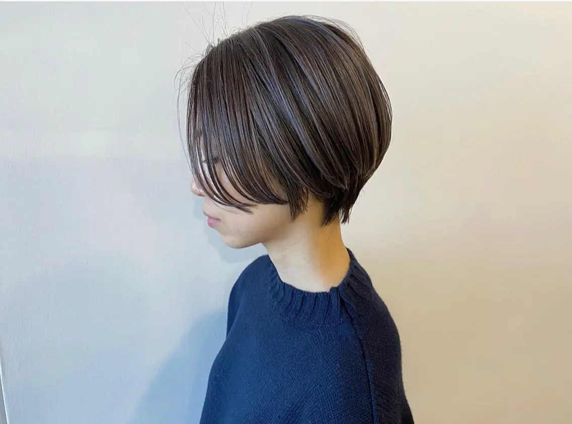 ショート カラー ハンサムショート 透明感カラー グレージュ ハイライトカラー ハイライト カット ヘアカラー トリートメント 鈴木 翔梧のヘアスタイル