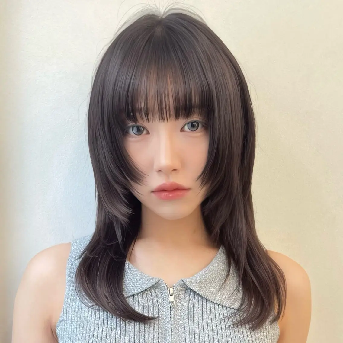 ミディアム 似合わせカット🩵 なりたみゆうのヘアスタイル