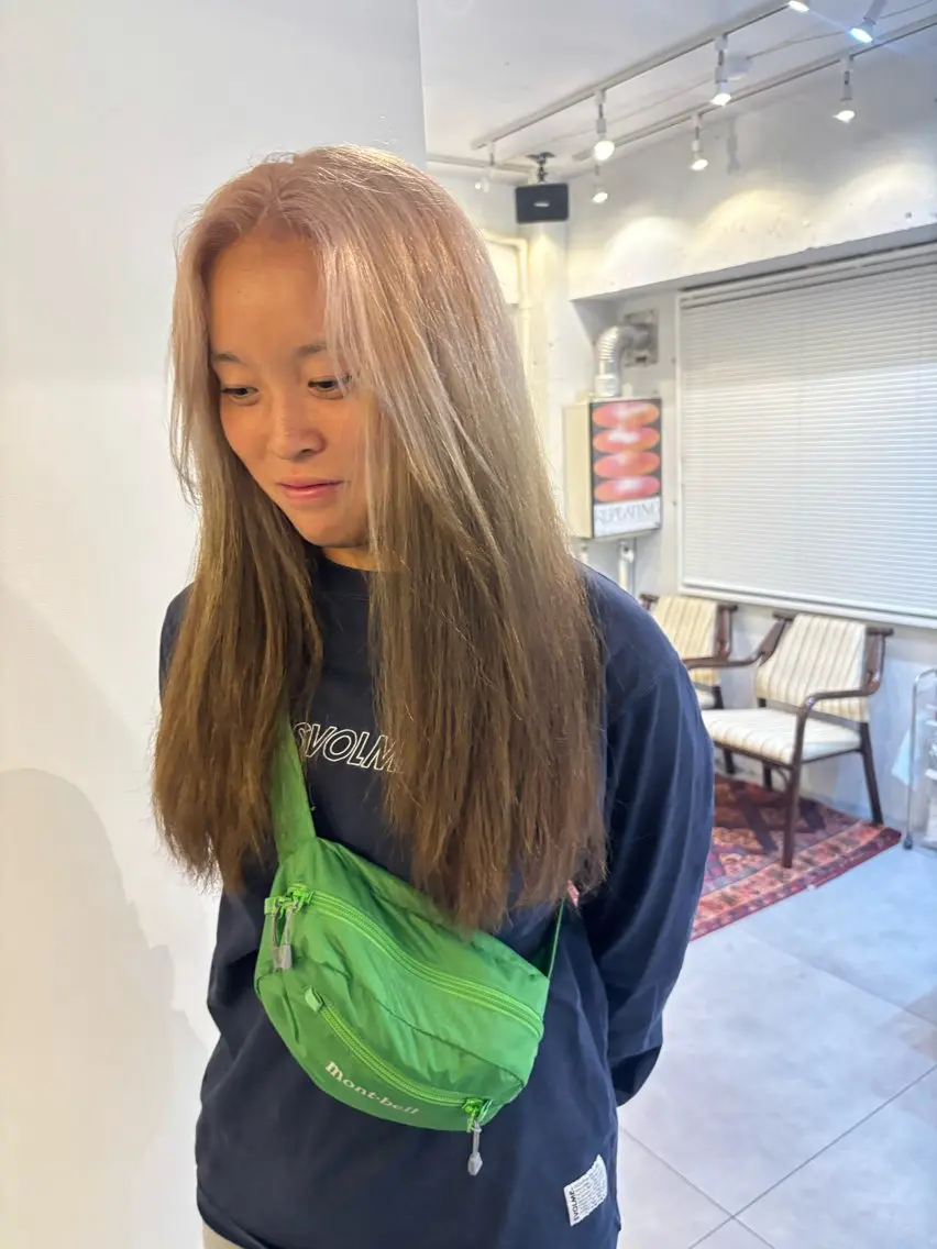 カラー ヘアカラー sakura/抜け感 ⭐︎透明感hairのヘアスタイル
