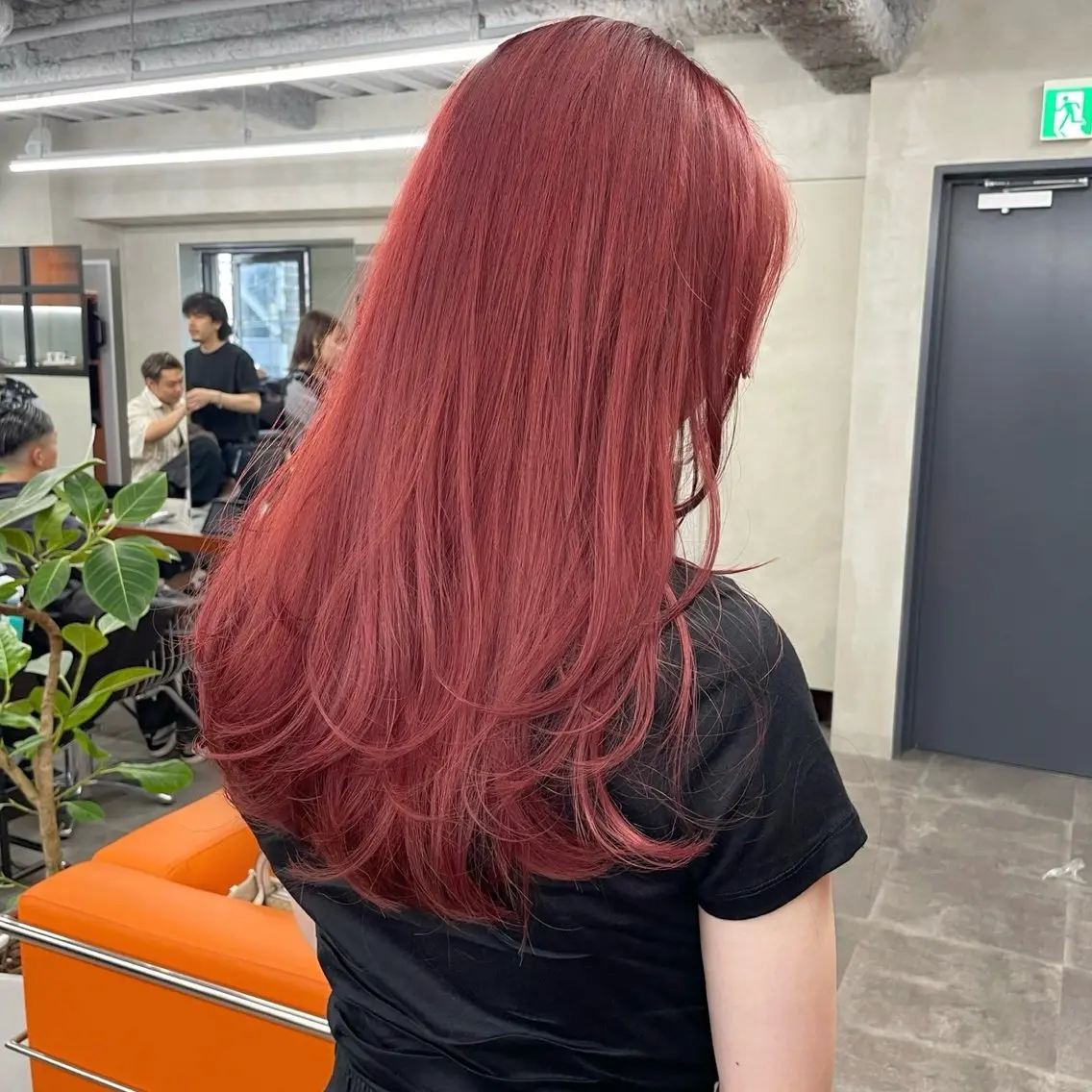ロング カラー カット ヘアカラー トリートメント 🤍ブリーチなしカラ ー/渋谷/YUU🤍のヘアスタイル