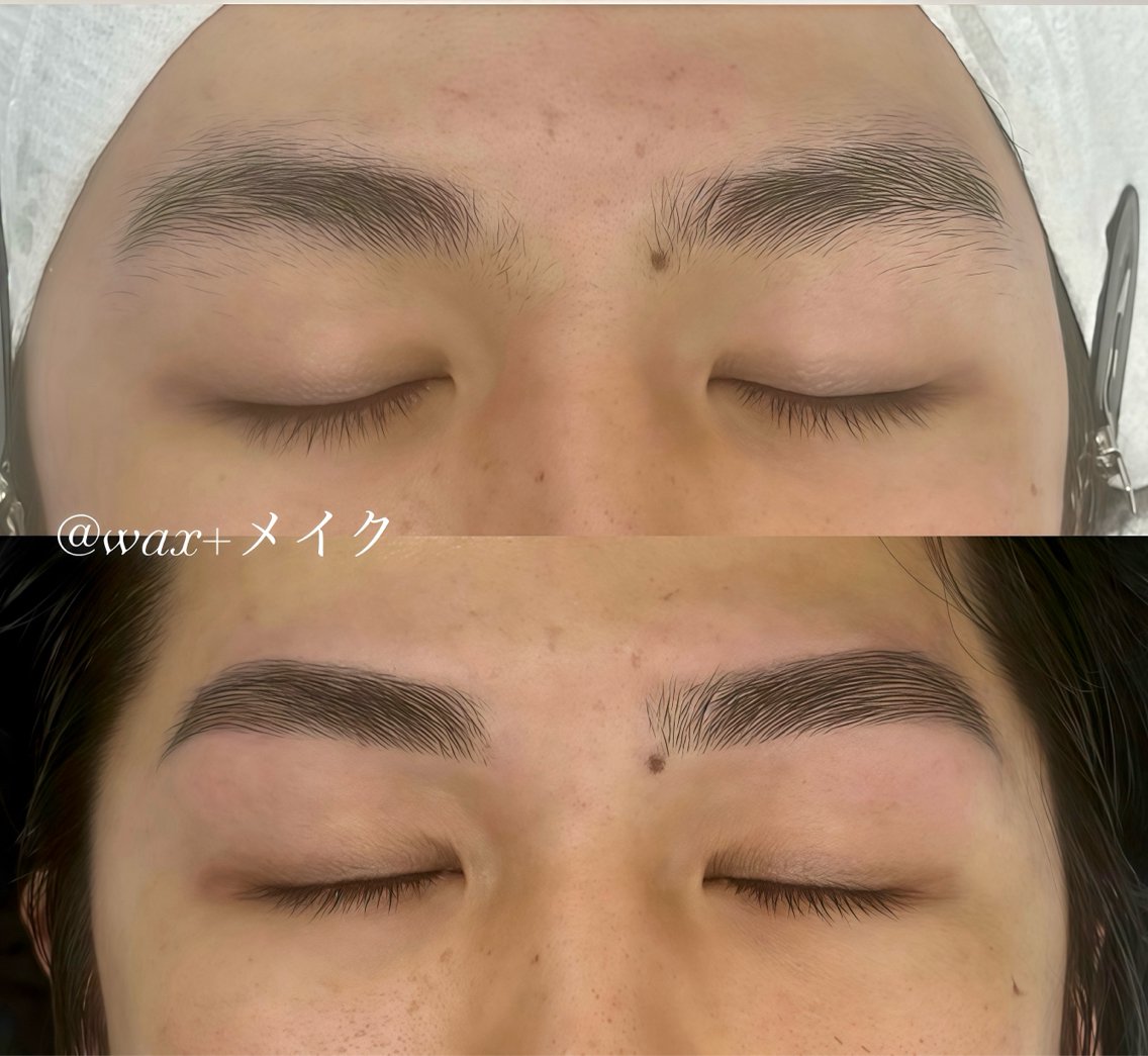 メンズ アイブロウ ワックス脱毛 眉カット その他(アイブロウ) 黄金比ナチュラル骨眉 / momoka🐈のマツエク・マツパデザイン
