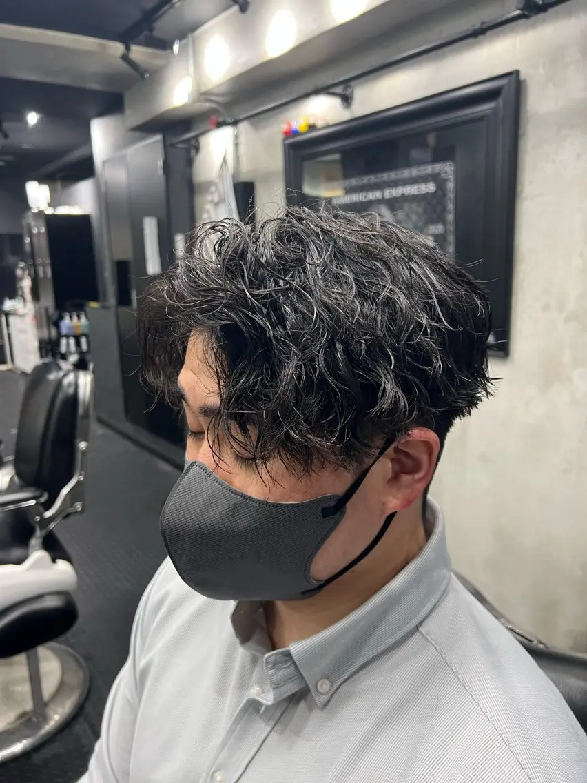 ミディアム カット パーマ 錦糸町駅徒歩3分 メンズカット/伊吹のヘアスタイル