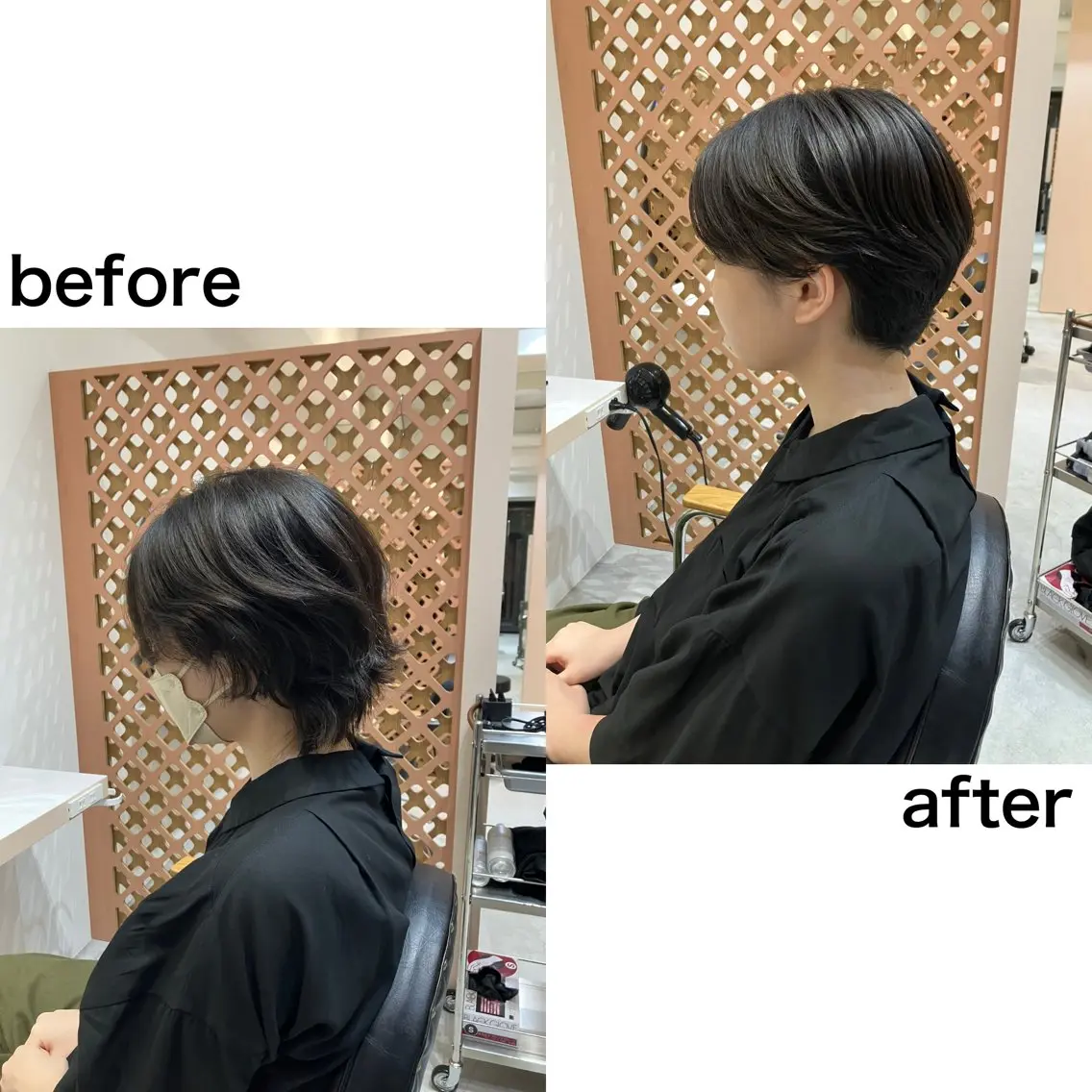 ショート 髪質改善 縮毛矯正 酸性ストレート カット 縮毛矯正 川間 将彦のヘアスタイル
