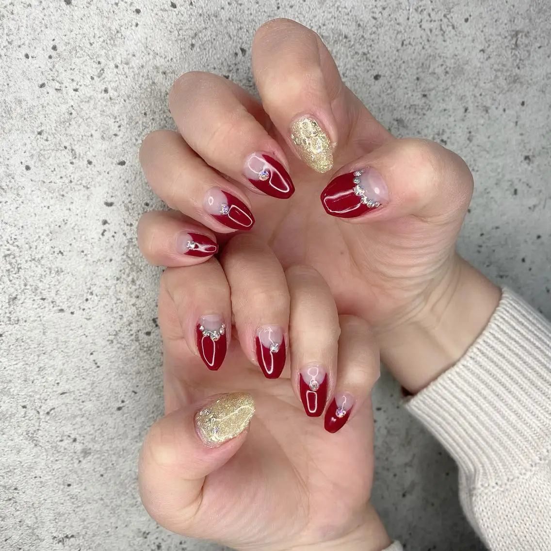 ミディアム カラー パーマ ヘアアレンジ メンズ キッズ ネイル マツエク・マツパ Salon Ｋのネイルデザイン
