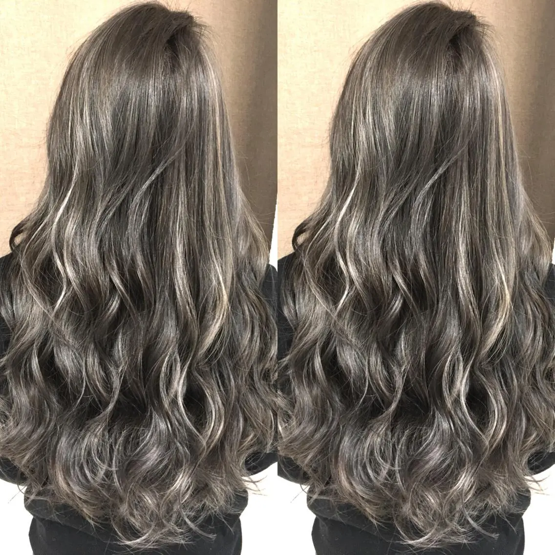 ロング カラー ハイライトカラー 3Dハイライト ハイライト ヘアカラー トリートメント 井上 一平のヘアスタイル
