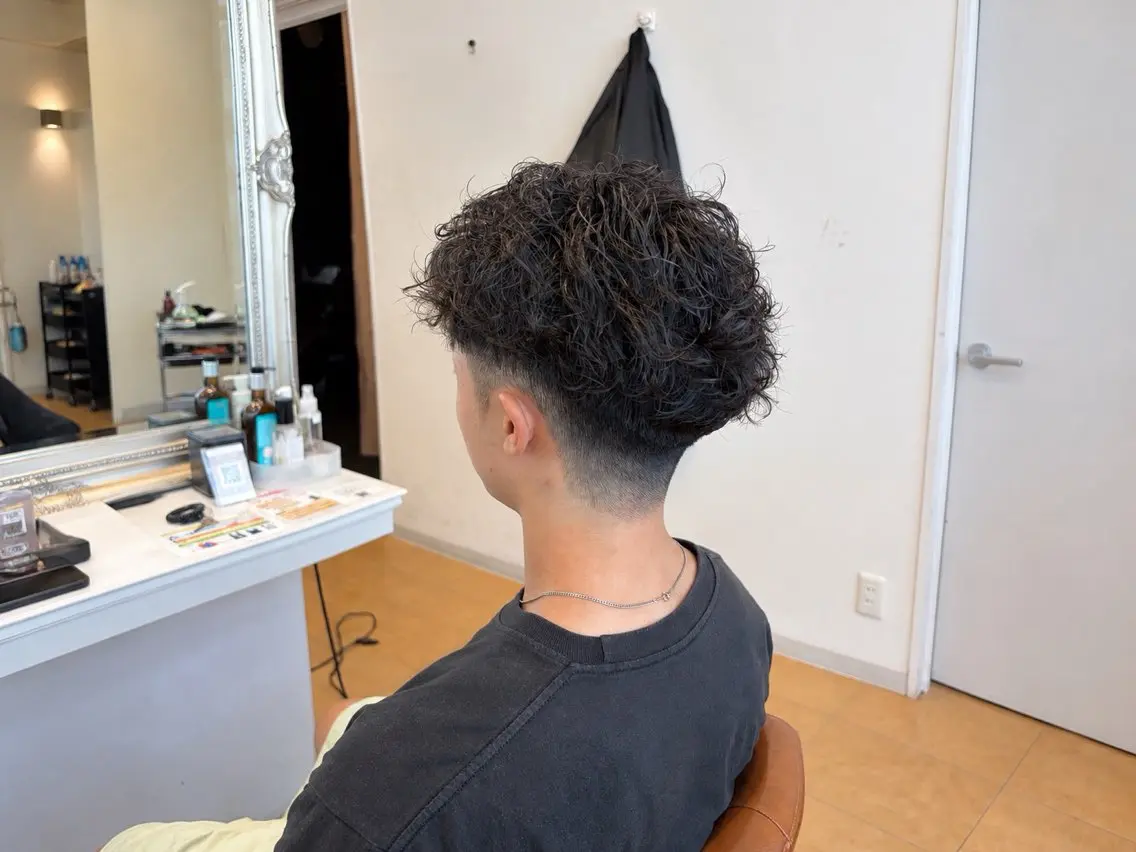 パーマ メンズ カット パーマ 今中紗英 /奈良市/尼ヶ辻のヘアスタイル