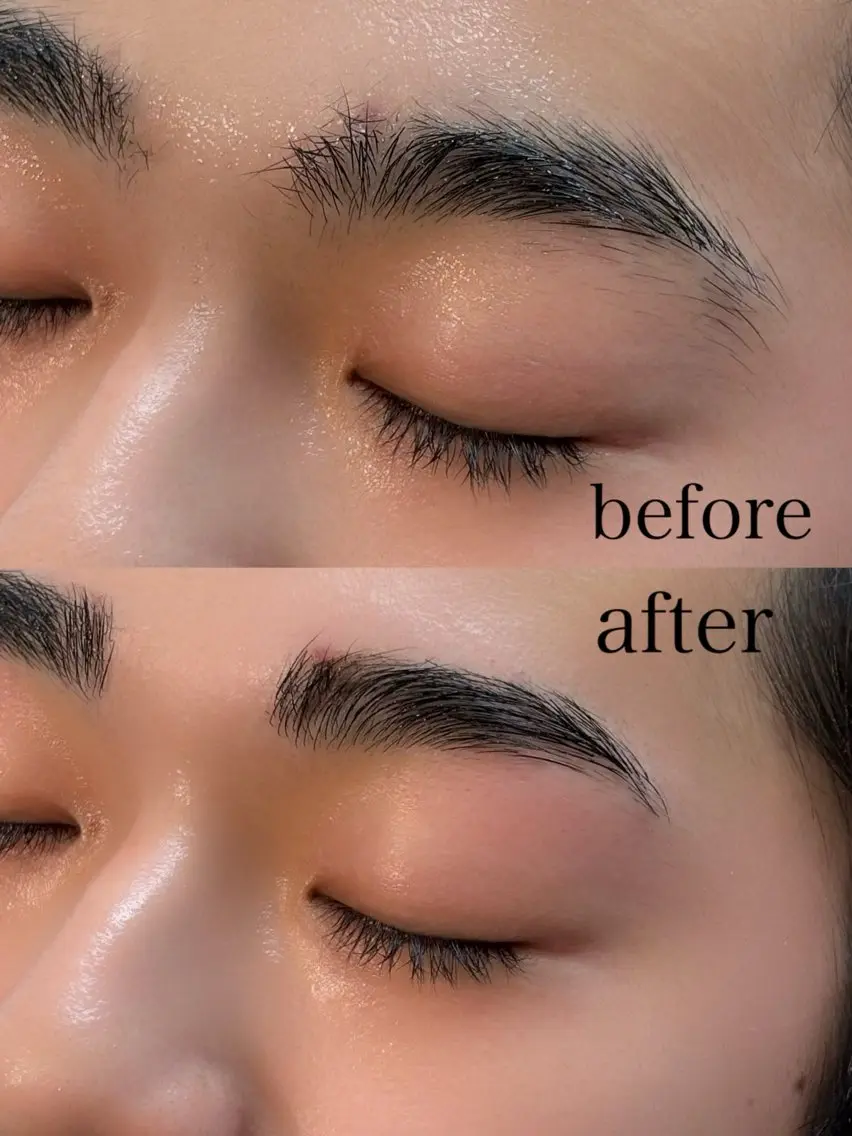 メンズ アイブロウ ワックス脱毛 eyebrow Fuukaの眉毛・アイブロウイメージ