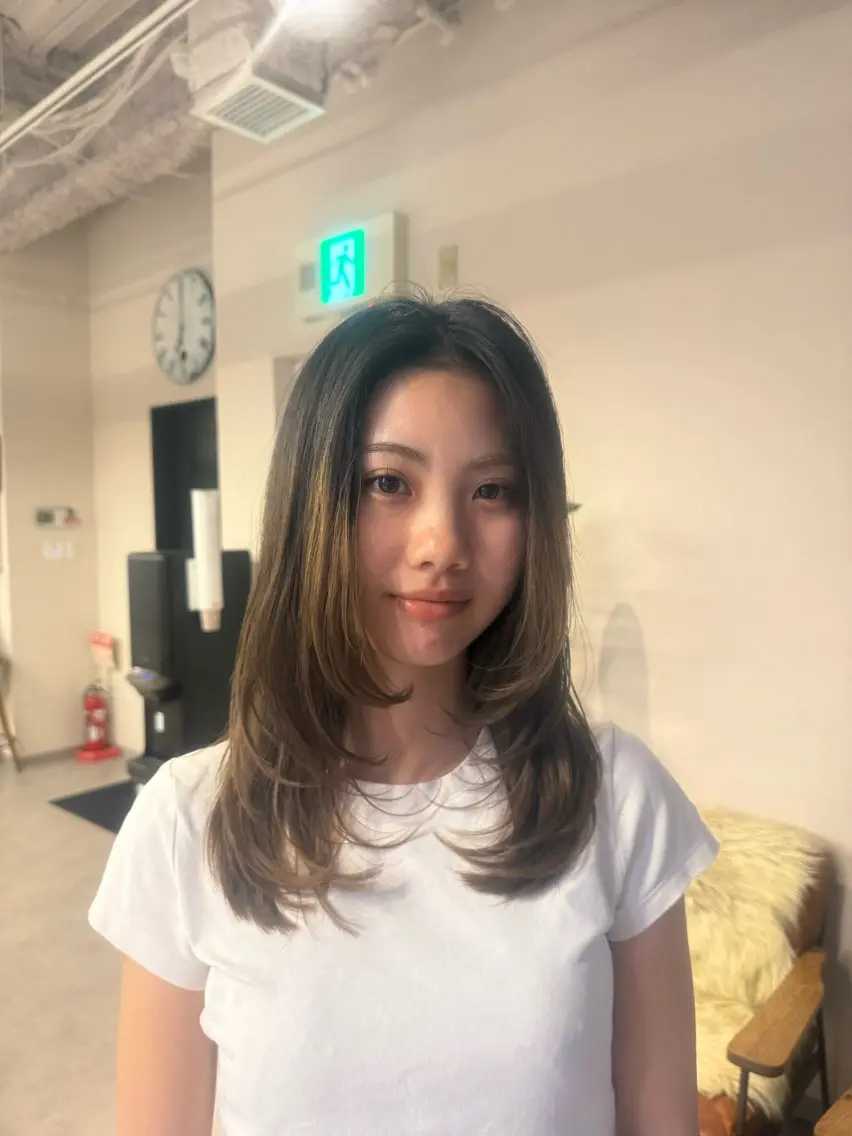 ロングレイヤーカット✂️の写真