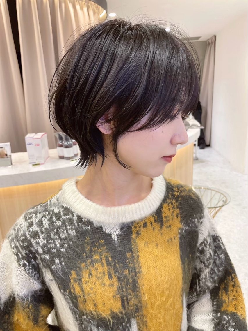 ショート カラー カット ヘアカラー トリートメント 🌟透明感カラー× 小顔カット いっせいのヘアスタイル