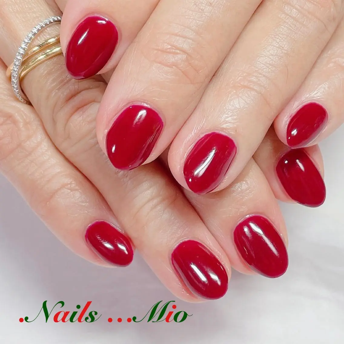 ネイル ジェルネイル ワンカラーネイル .Nails Mio 赤羽西ネイルサロンのネイルデザイン