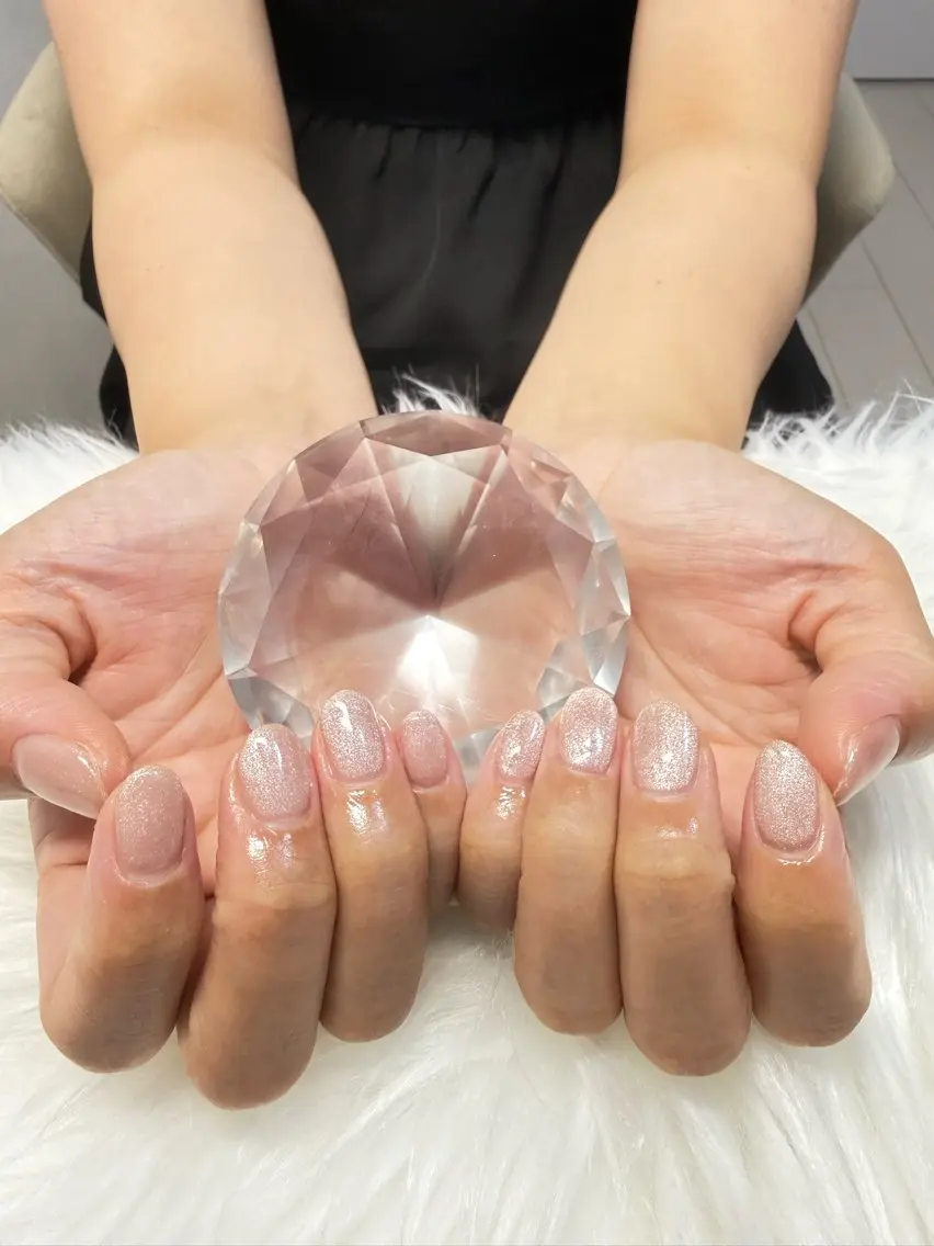 ネイル マグネットネイル ショートネイル ハンドネイル Luxy YUKIのネイルデザイン